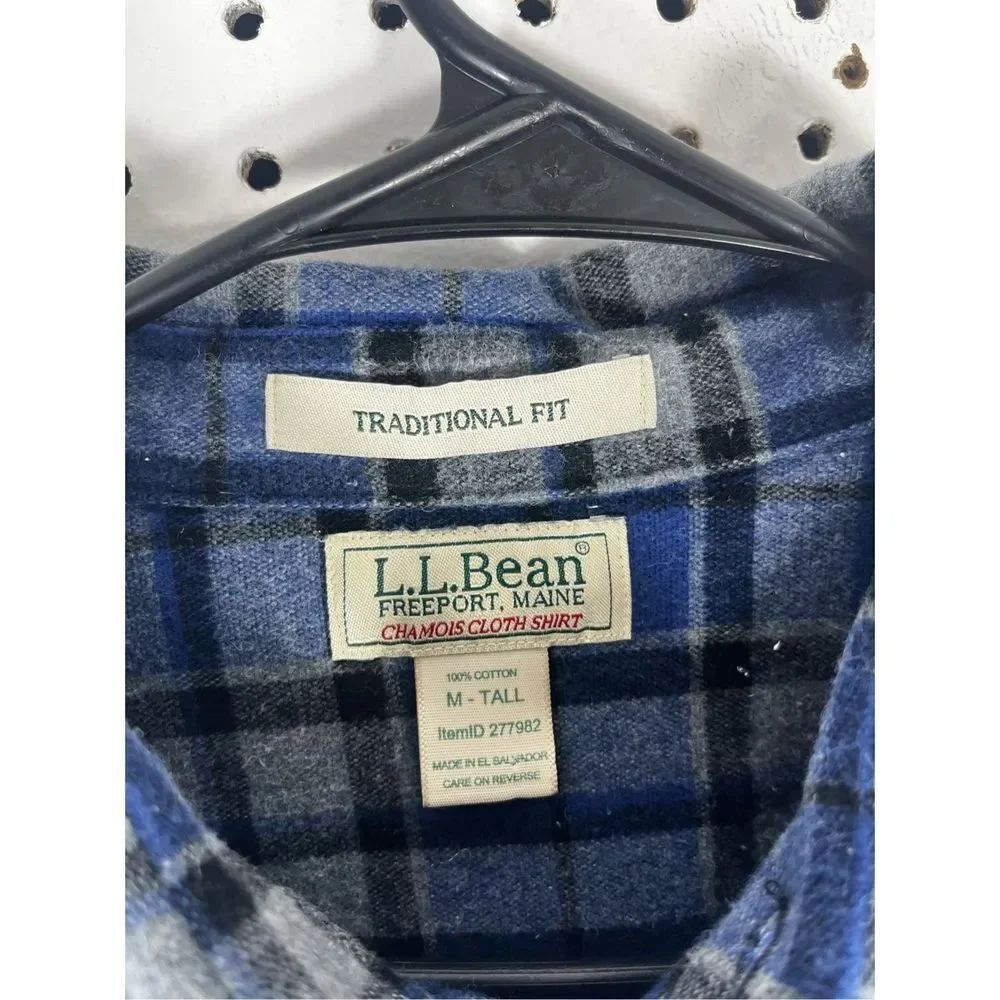 L.L Bean button down flannel shirt - Picture 6 of 6
